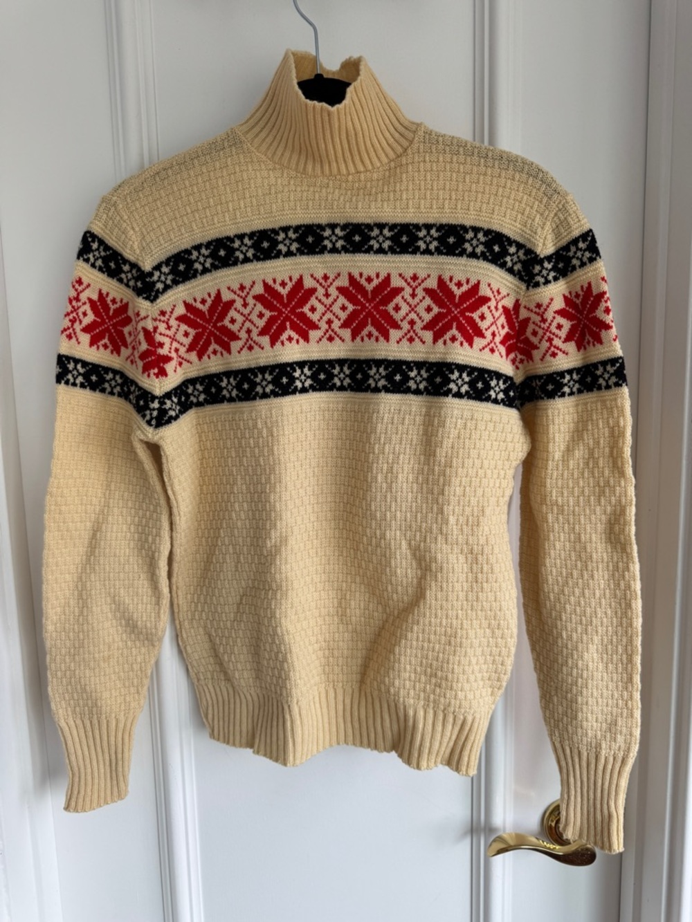 Iconic Vintage 40s/50s Glengarry Wool Fare Isle sweater - S/M